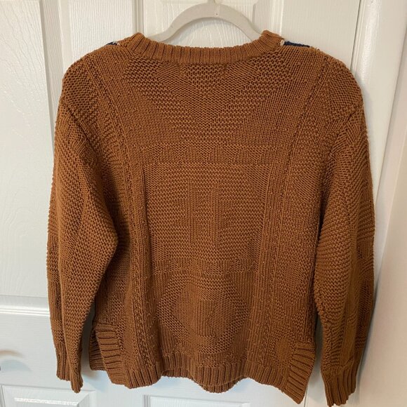 Vintage JH Collectibles Geometric Knit Pullover Sweater Petite Small - Picture 3 of 5